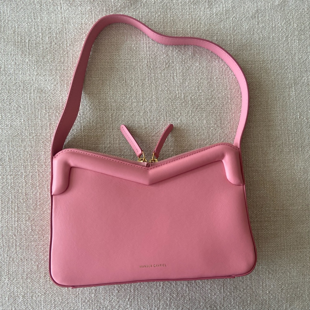 Mansur Gavriel M-Frame Pink Shoulder Bag
